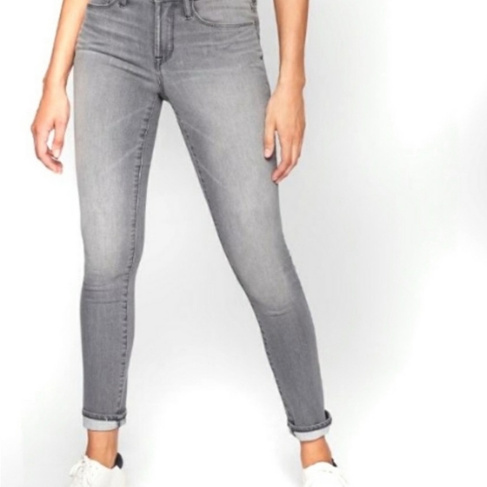 NEW Athleta Sculptek Skinny Crop Jean Granite